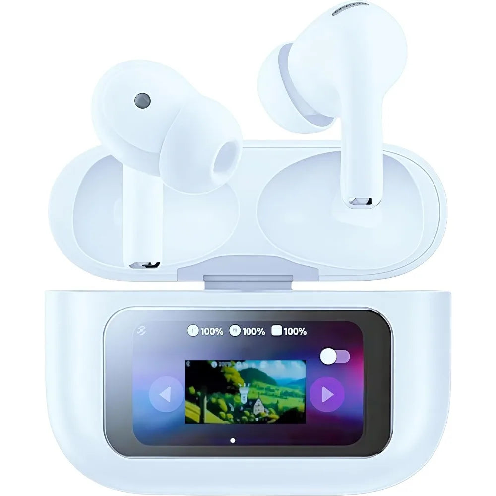 Premium Noise-Cancelling Bluetooth Earphones with Real-Time Translation and High-Fidelity Sound