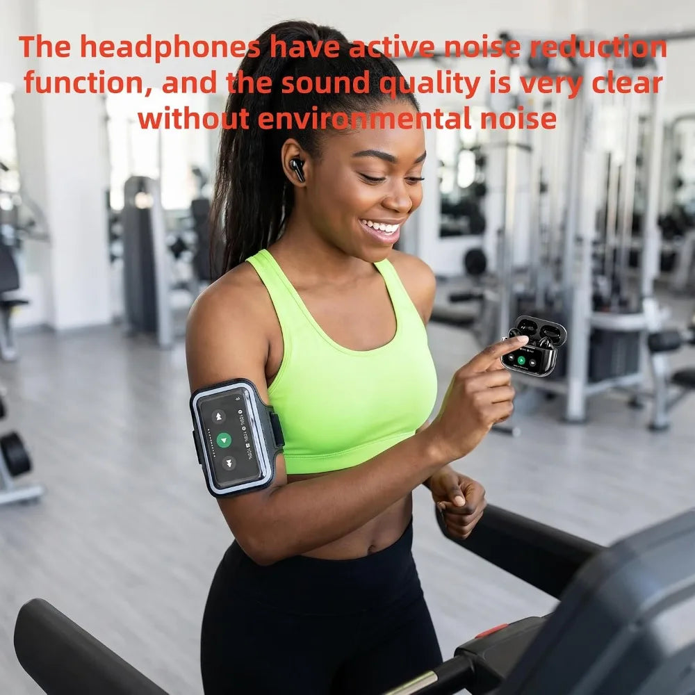 Premium Noise-Cancelling Bluetooth Earphones with Real-Time Translation and High-Fidelity Sound